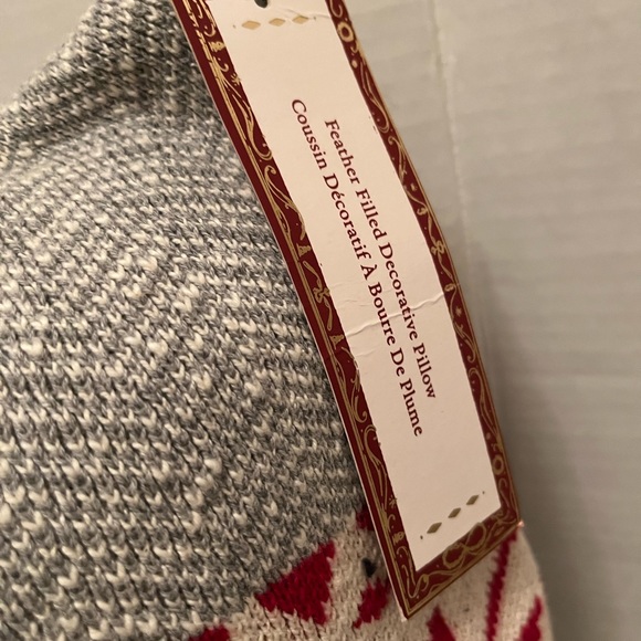 Feather Christmas/Winter Pillow - Picture 3 of 4